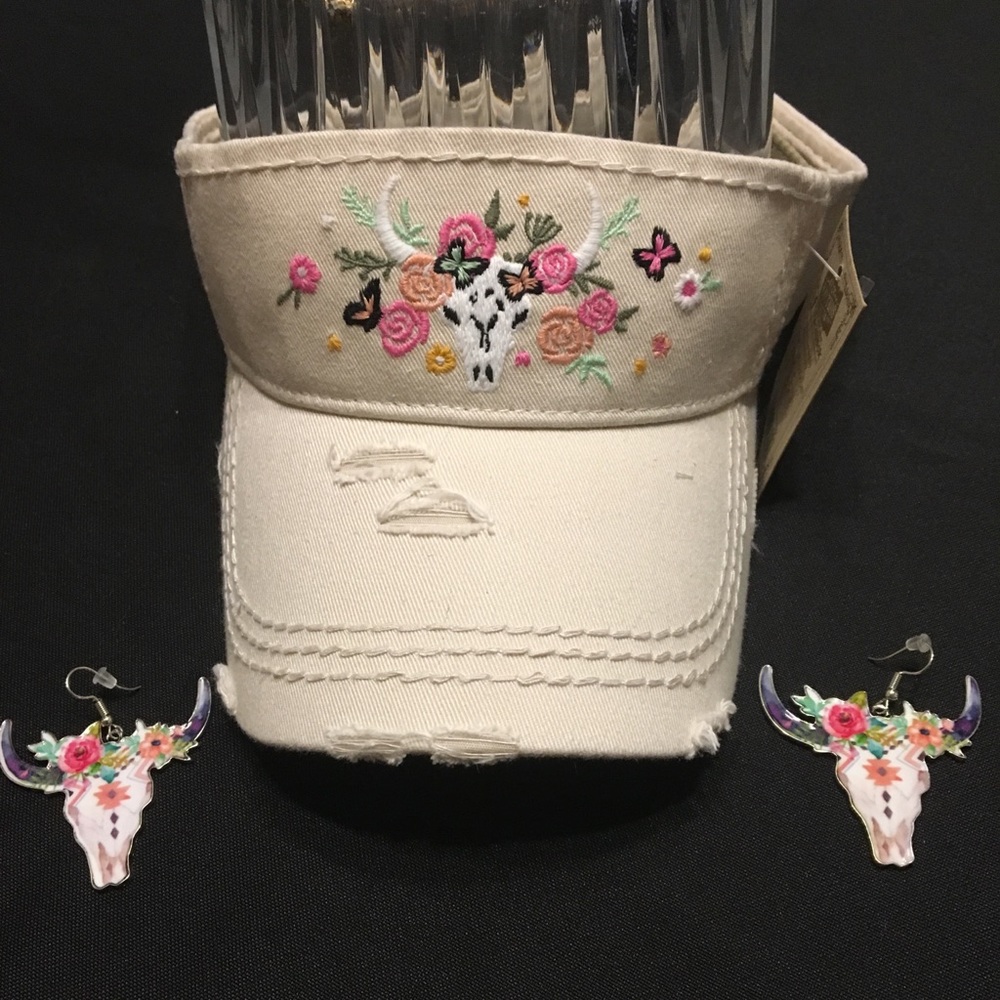 Visor Earring Set - Picture 4 of 4
